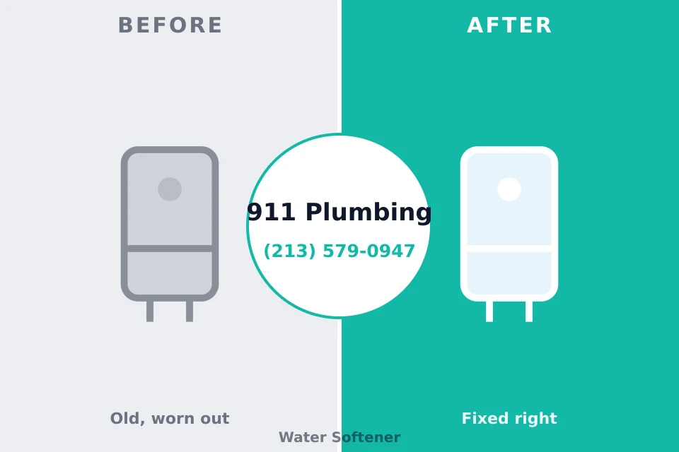 Before and after: plumbing repair Minneapolis, KS